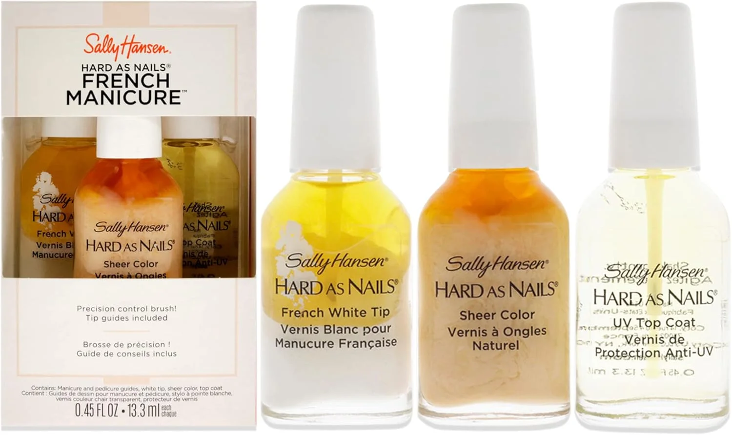 کیت فرنچ مانیکور ناخن سالی هانسن، رنگ تقریبا طبیعی، بسته بندی ممکن است متفاوت باشد کیت فرنچ مانیکور ناخن سالی هانسن، رنگ تقریبا طبیعی، بسته بندی ممکن است متفاوت باشد