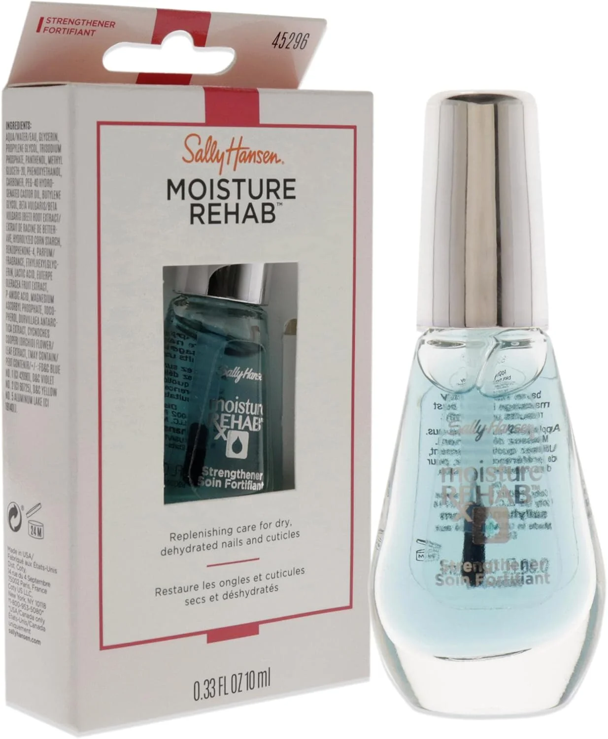 درمان مرطوب کننده ناخن Sally Hansen Moisture Rehab™، 9.8 میلی لیتر درمان مرطوب کننده ناخن Sally Hansen Moisture Rehab™، 9.8 میلی لیتر