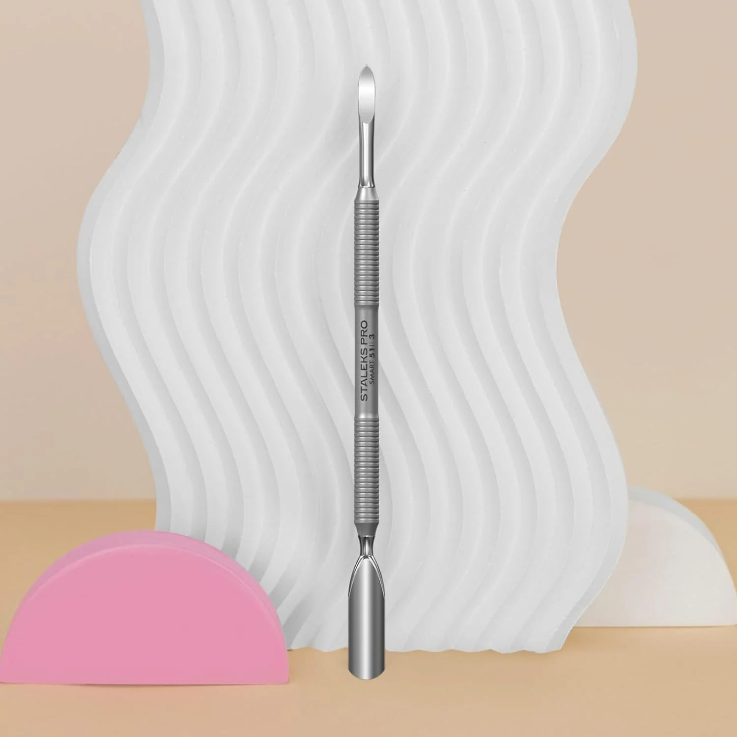 ابزار مانیکور دو طرفه استالکس پرو SMART 51 Type 3 - عقب زننده کوتیکول پهن و تمیز کننده ناخن - ابزار استیل ضد زنگ ابزار مانیکور دو طرفه استالکس پرو SMART 51 Type 3 - عقب زننده کوتیکول پهن و تمیز کننده ناخن - ابزار استیل ضد زنگ