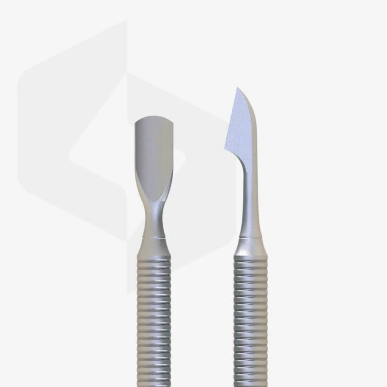 ابزار عقب زننده کوتیکول STALEKS برای فویل های کوچک ناخن - دو سر باریک گرد + تمیز کننده/پاک کننده مانیکور پدیکور استیل ضد زنگ مدل Beauty & Care 30/1 ابزار عقب زننده کوتیکول STALEKS برای فویل های کوچک ناخن - دو سر باریک گرد + تمیز کننده/پاک کننده مانیکور پدیکور استیل ضد زنگ مدل Beauty & Care 30/1