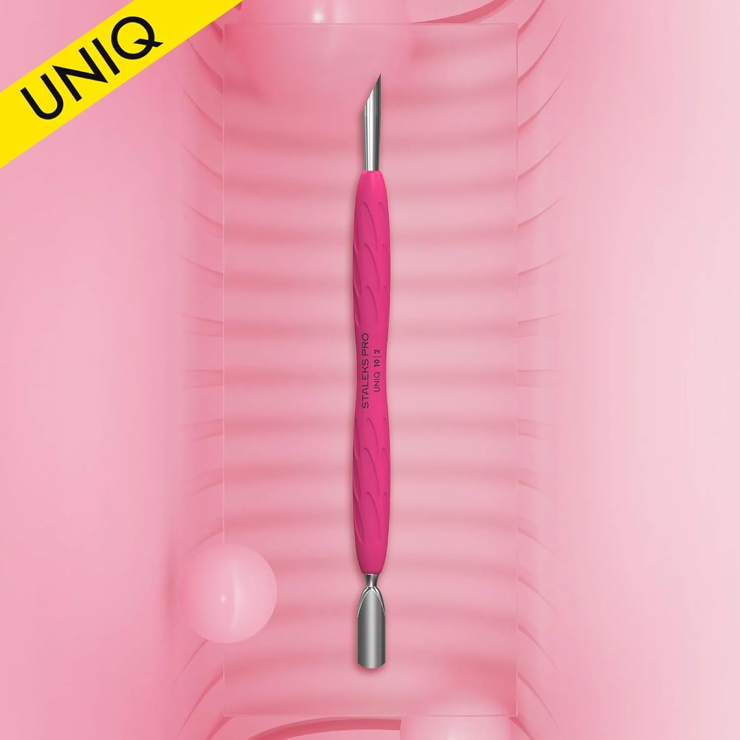 پوشر مانیکور استالکس Uniq با دسته سیلیکونی، مدل 10 نوع 2 (پوشر گرد باریک + پوشر مورب) پوشر مانیکور استالکس Uniq با دسته سیلیکونی، مدل 10 نوع 2 (پوشر گرد باریک + پوشر مورب)