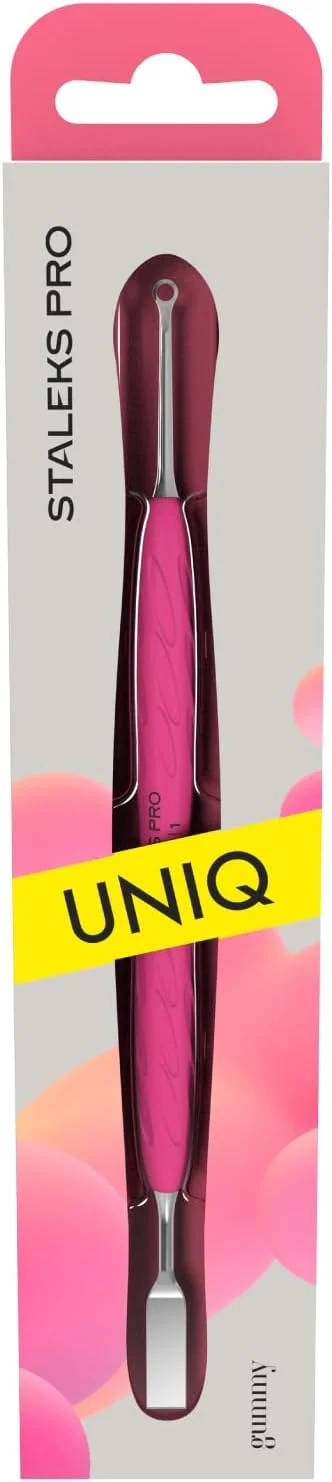 پوشر مانیکور استالکس با دسته سیلیکونی، پوشر صاف تخت، دارای حلقه پوشر مانیکور استالکس با دسته سیلیکونی، پوشر صاف تخت، دارای حلقه