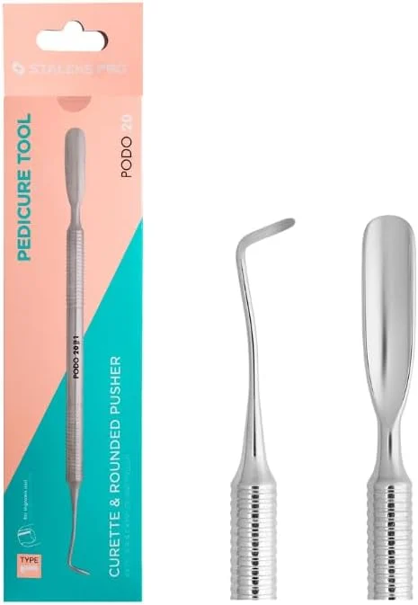 پوشر و کورِت پدیکور استالکس پرو مدل PP-20/1 - فولاد ضد زنگ، اسکرابر پا، برداشتن جزئی پینه، مراقبت از ناخن فرورفته، نوک گرد و کورِت پوشر و کورِت پدیکور استالکس پرو مدل PP-20/1 - فولاد ضد زنگ، اسکرابر پا، برداشتن جزئی پینه، مراقبت از ناخن فرورفته، نوک گرد و کورِت