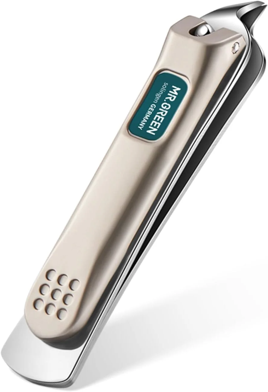 ناخن گیر لبه مورب MR.GREEN ابزار انبرک کوتیکول استیل ضد زنگ پوست مرده نوک مایل قیچی مانیکور (Mr-1110)