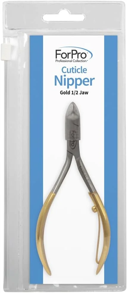 انبرک گوشت گیر حرفه ای فورپرو، فولاد سخت طلایی، فک 1/2، 100188