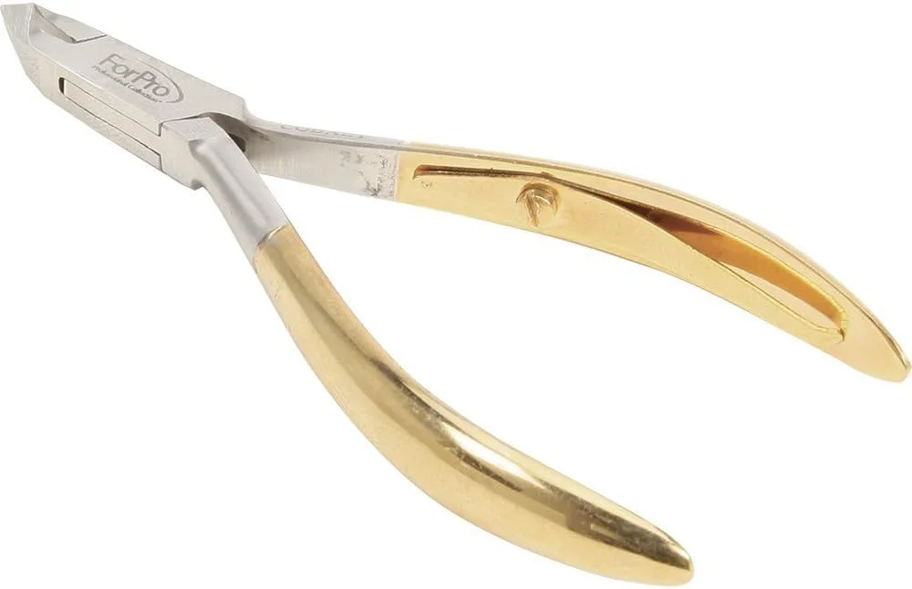 انبرک گوشت گیر حرفه ای فورپرو، فولاد سخت طلایی، فک 1/2، 100188