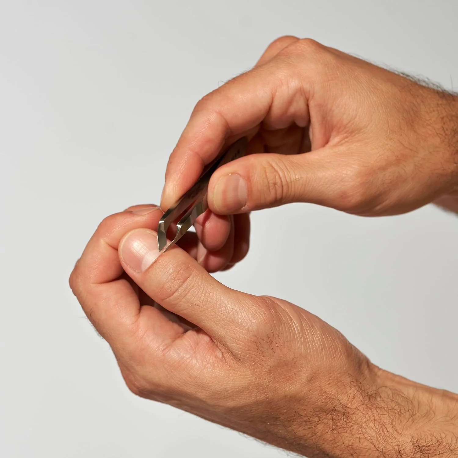 قیچی ناخن گیر کوچک مردانه توییزرمن، نقره ای