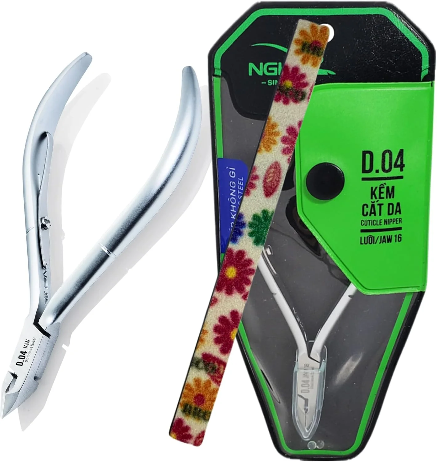 انبرک حرفه ای استیل ضد زنگ ناخن Nghia مدل C-05 (D-04) فک 14 Osimihome، ابزار مانیکور و پیرایش با 1 فنر - ابزار عالی مراقبت از ناخن در خانه/اسپا/سالن (5 عدد) انبرک حرفه ای استیل ضد زنگ ناخن Nghia مدل C-05 (D-04) فک 14 Osimihome، ابزار مانیکور و پیرایش با 1 فنر - ابزار عالی مراقبت از ناخن در خانه/اسپا/سالن (5 عدد)