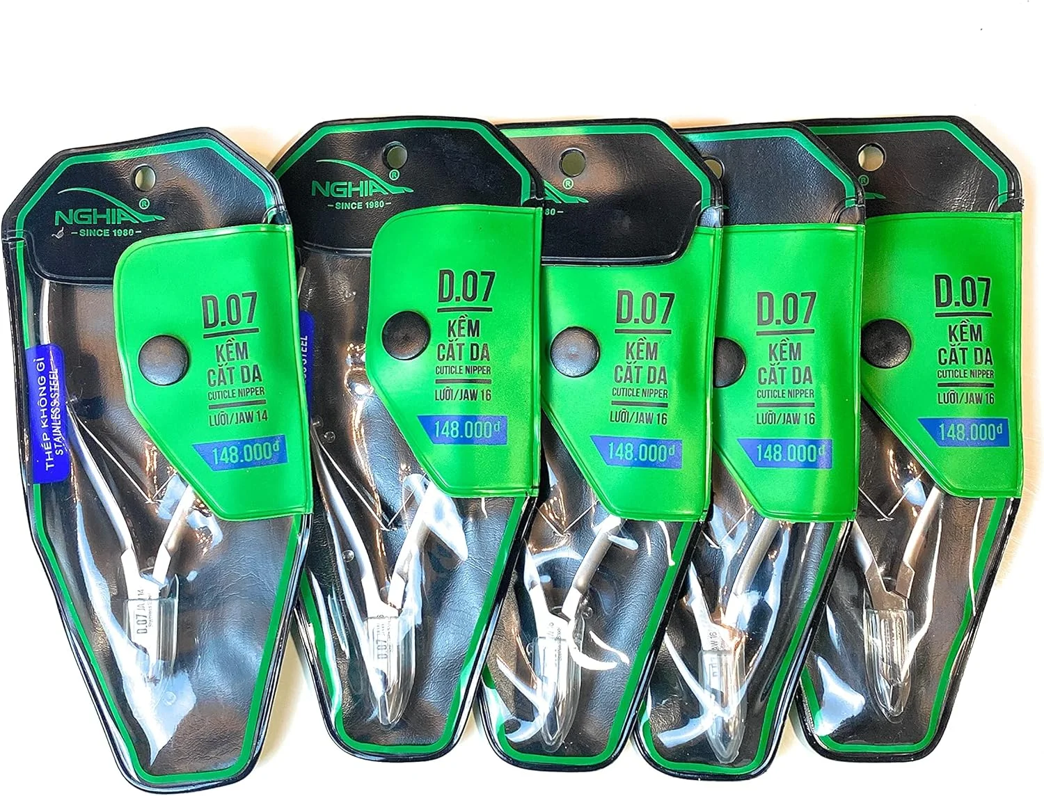 گوشت گیر استیل ناخن Nghia مدل C-07 (مدل قبلی D-07) دهانه 16، بسته 5 عددی گوشت گیر استیل ناخن Nghia مدل C-07 (مدل قبلی D-07) دهانه 16، بسته 5 عددی