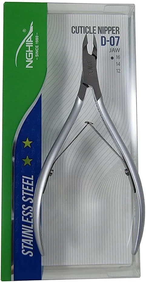 گوشت گیر استیل ناخن Nghia مدل C-07 (مدل قبلی D-07) دهانه 16، بسته 5 عددی