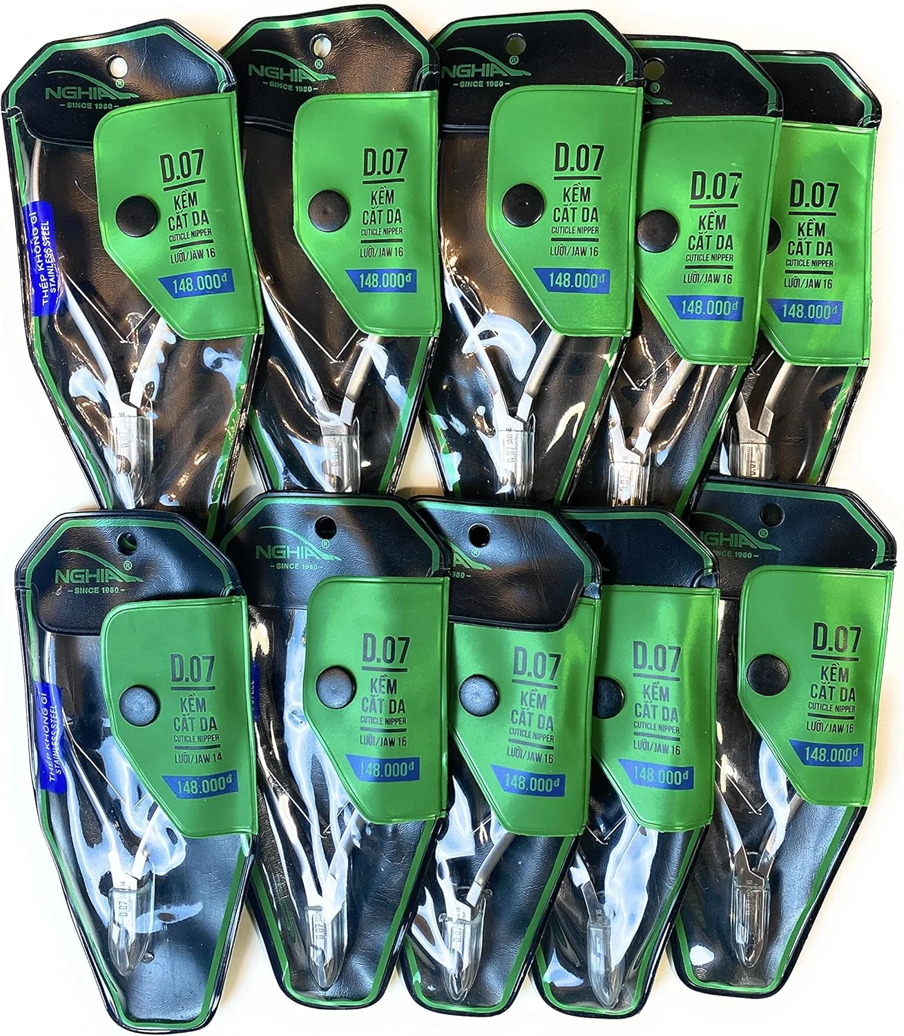 گوشت گیر استیل Nghia مدل C-07 (مدل قبلی D-07) دهانه 16، بسته 10 عددی گوشت گیر استیل Nghia مدل C-07 (مدل قبلی D-07) دهانه 16، بسته 10 عددی