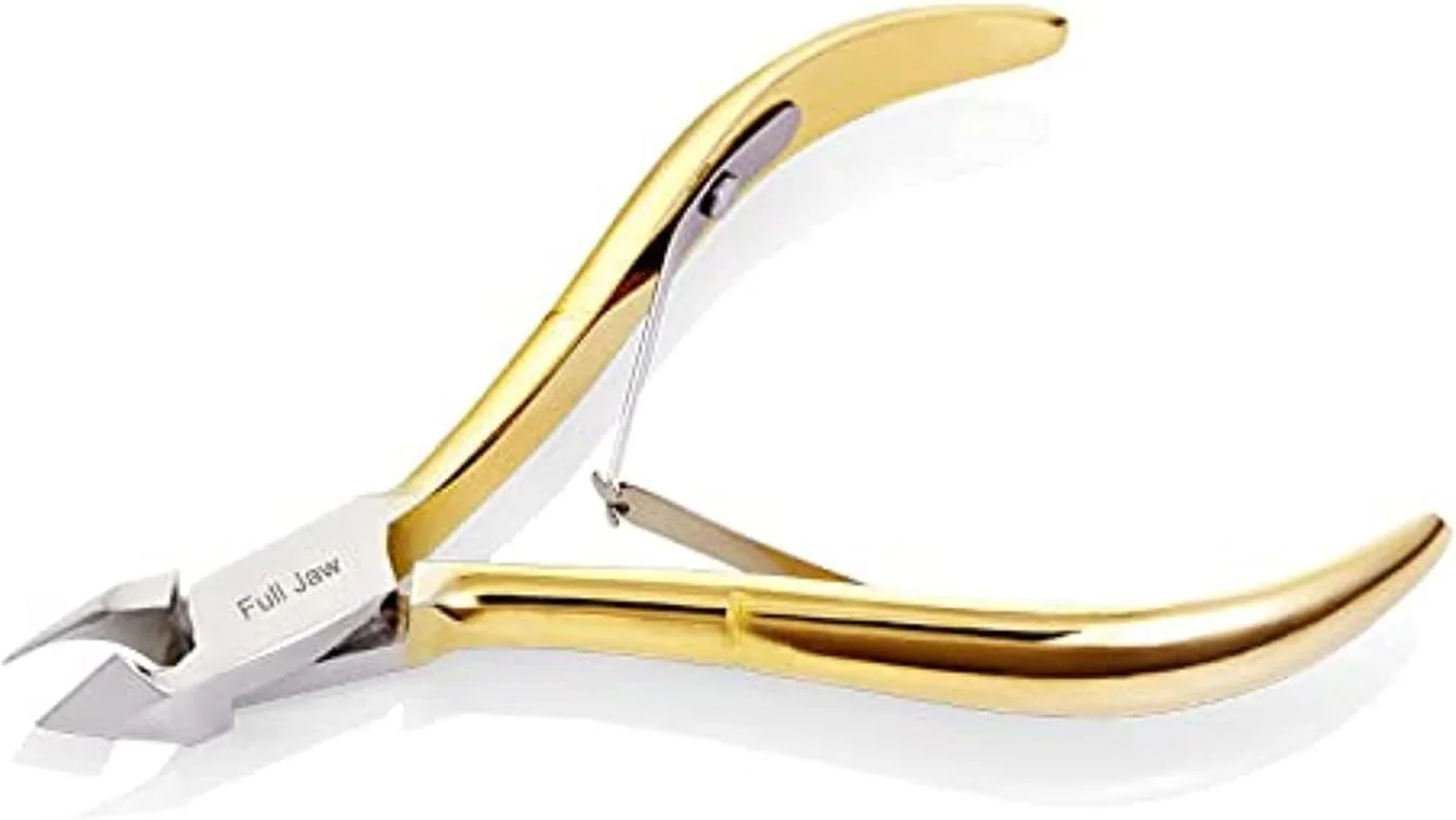 نیپر ناخن آبکاری طلایی Nghia مدل N-118 (فنر دوبل) نیپر ناخن آبکاری طلایی Nghia مدل N-118 (فنر دوبل)