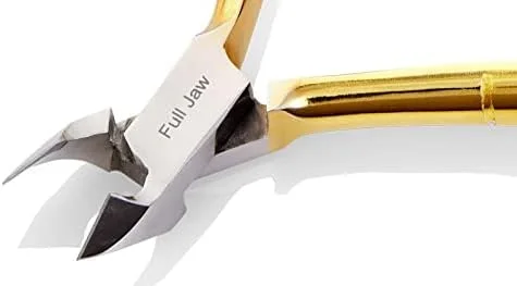 نیپر ناخن آبکاری طلایی Nghia مدل N-118 (فنر دوبل)