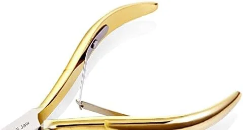 نیپر ناخن آبکاری طلایی Nghia مدل N-118 (فنر دوبل)