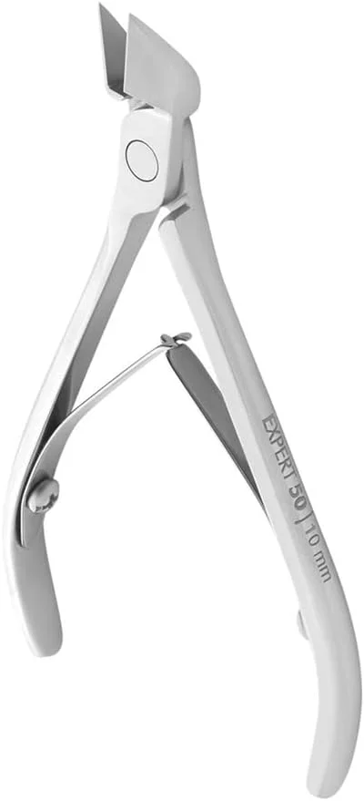 گوشت گیر ناخن، قیچی حرفه ای و تیز برای از بین بردن پوست های اضافه دور ناخن، ابزار مانیکور و پدیکور از جنس استیل ضد زنگ برای ناخن های دست و پا مدل NIPPERS EXPERT 50 10 MM NE-50-10