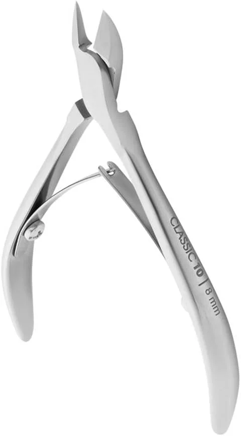 گوشت‌گیر ناخن، قیچی گوشت‌گیر حرفه‌ای و تیز، انبر استیل ضد زنگ، ابزار مانیکور و پدیکور برای ناخن‌های دست و پا، مدل کلاسیک 10-8 میلی‌متری