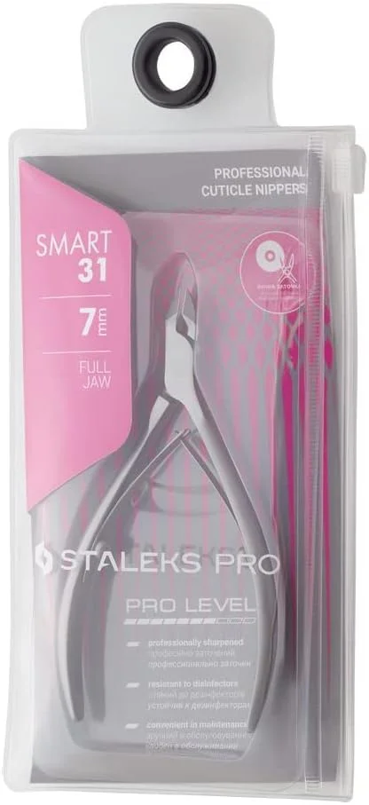 قیچی مانیکور استالکس، از بین برنده پوست مرده، قیچی ناخن استیل ضد زنگ، ابزار مانیکور حرفه ای مدل PRO SMART 31 7 MM NS-31-7 قیچی مانیکور استالکس، از بین برنده پوست مرده، قیچی ناخن استیل ضد زنگ، ابزار مانیکور حرفه ای مدل PRO SMART 31 7 MM NS-31-7