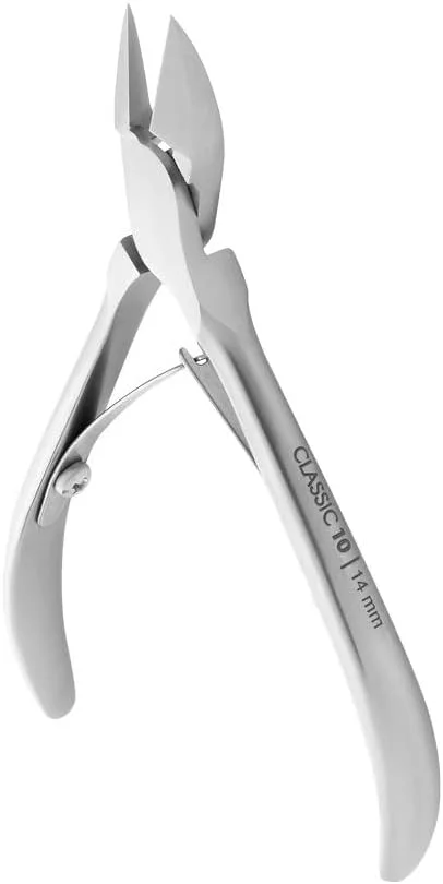 گوشت گیر ناخن، قیچی های حرفه ای و تیز گوشت گیر، ابزار مانیکور و پدیکور استیل ضد زنگ برای ناخن های دست و پا، گوشت گیر ناخن کلاسیک 10 14 میلی متر NC-10-14