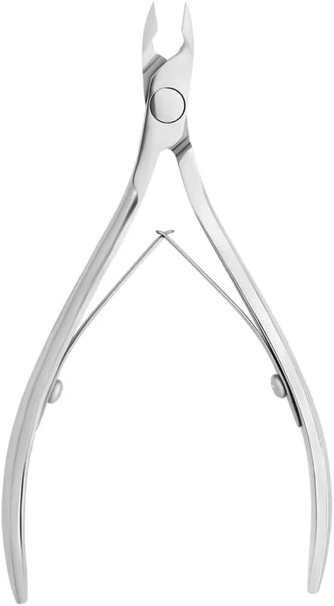 گوشت گیر ناخن، قیچی حرفه ای و تیز از جنس استیل ضد زنگ، ابزار مانیکور و پدیکور برای ناخن های دست و پا مدل NIPPERS EXPERT 80 6 MM NE-80-6