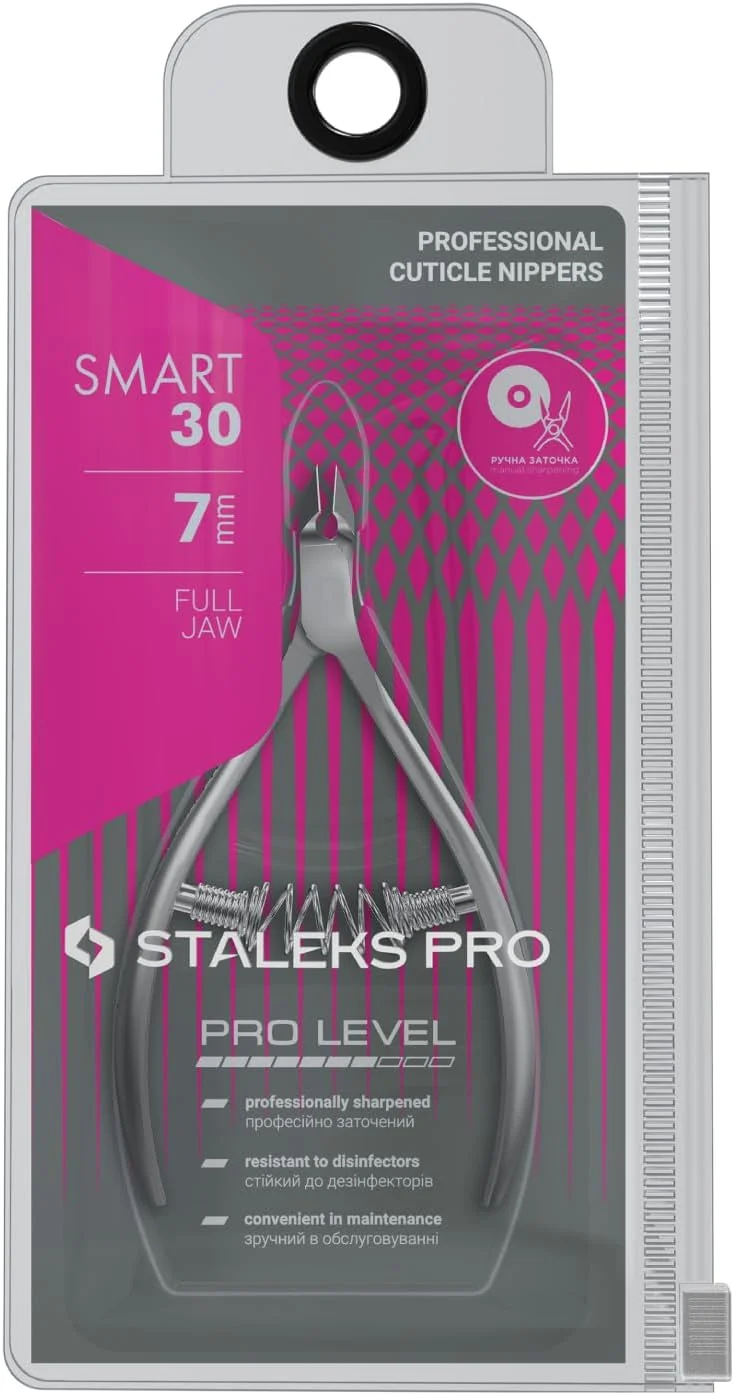 انبرک حرفه ای کوتیکول استالکس پرو سری Smart 30، طول تیغه 7 میلی متر NS-30-7 انبرک حرفه ای کوتیکول استالکس پرو سری Smart 30، طول تیغه 7 میلی متر NS-30-7