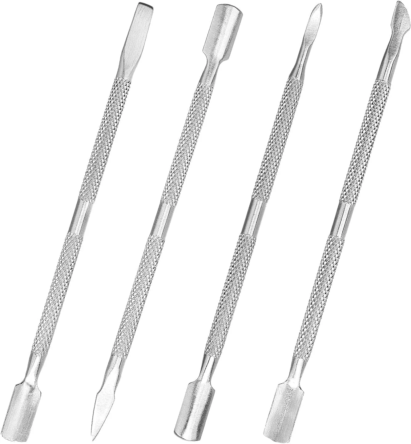 مجموعه ابزار مانیکور و پدیکور یلاجوی، ابزار تمیز کننده پوست مرده ناخن، از جنس استیل ضد زنگ، ابزار بادوام برای ناخن های دست و پا، 4 عدد در هر مجموعه مجموعه ابزار مانیکور و پدیکور یلاجوی، ابزار تمیز کننده پوست مرده ناخن، از جنس استیل ضد زنگ، ابزار بادوام برای ناخن های دست و پا، 4 عدد در هر مجموعه