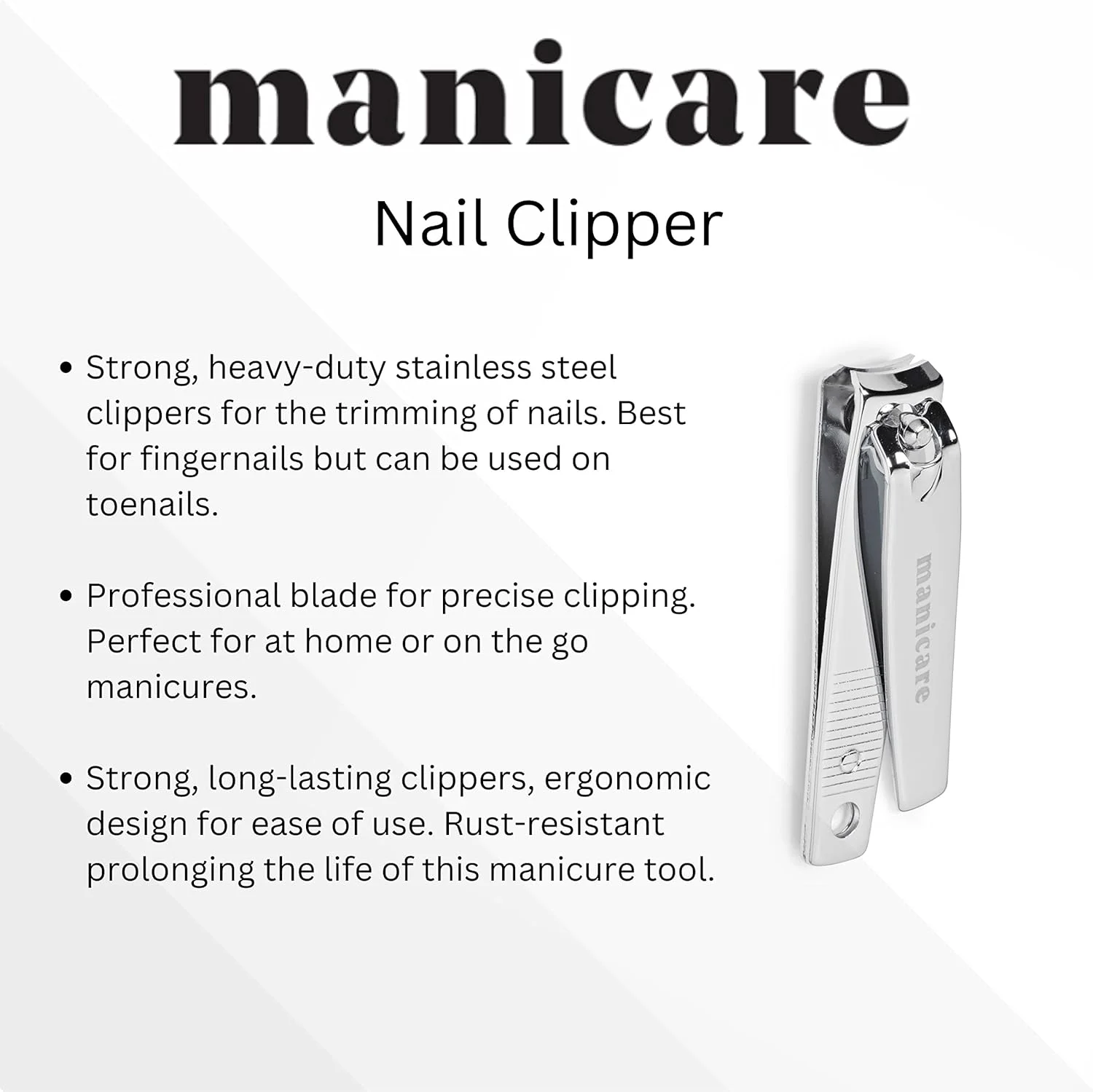 ناخن گیر متوسط مانیکر، ناخن گیر استیل ضد زنگ برای پیرایش دقیق ناخن های پا و دست، تیغه حرفه ای، بادوام، ارگونومیک، ایده آل برای کیف دستی یا مسافرت برای مانیکور و پدیکور ناخن گیر متوسط مانیکر، ناخن گیر استیل ضد زنگ برای پیرایش دقیق ناخن های پا و دست، تیغه حرفه ای، بادوام، ارگونومیک، ایده آل برای کیف دستی یا مسافرت برای مانیکور و پدیکور