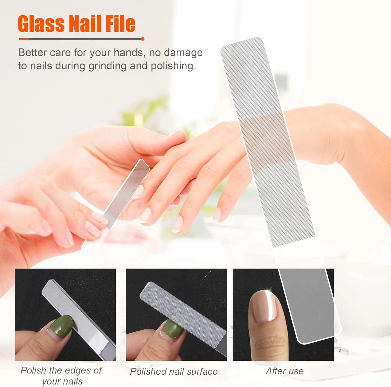 ست مانیکور یلاجوی، ست پدیکور و ناخن گیر، ست حرفه ای 16 تکه ابزار نظافت از جنس استیل ضد زنگ با کیف چرمی مسافرتی سگک دار لوکس برای ناخن های ضخیم، هدیه ای برای آقایان و بانوان (نارنجی)