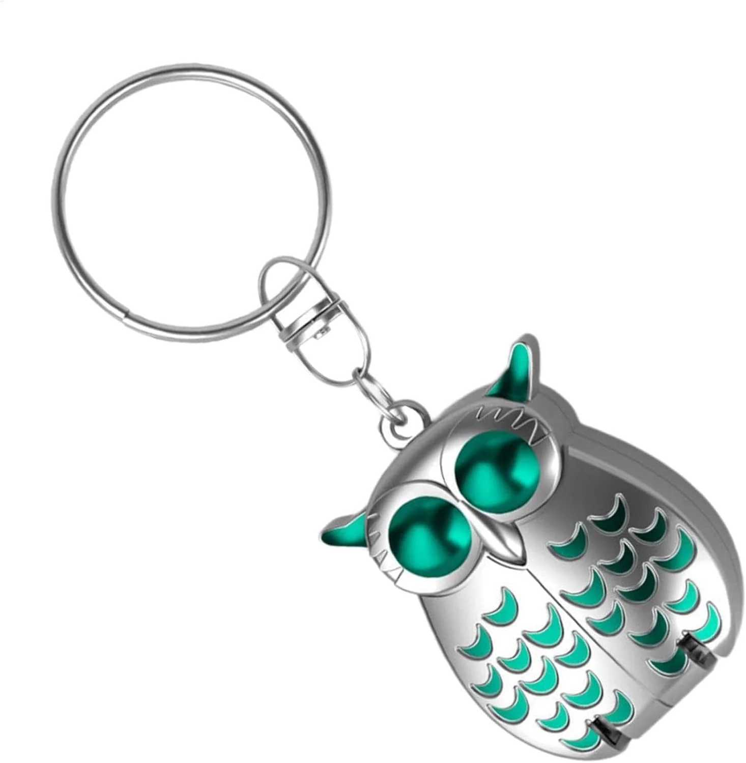 ناخن گیر تاشو جاکلیدی یلاجوی - ناخن گیر طرح جغد قابل حمل، جمع و جور و کاربردی (نقره ای) ناخن گیر تاشو جاکلیدی یلاجوی - ناخن گیر طرح جغد قابل حمل، جمع و جور و کاربردی (نقره ای)