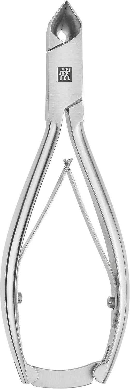 ناخن گیر زویلینگ، سر صاف (مناسب برای ناخن های سفت و گوشه های ناخن، دسته های ارگونومیک، لبه های بسیار تیز)، درجه یک، نقره ای