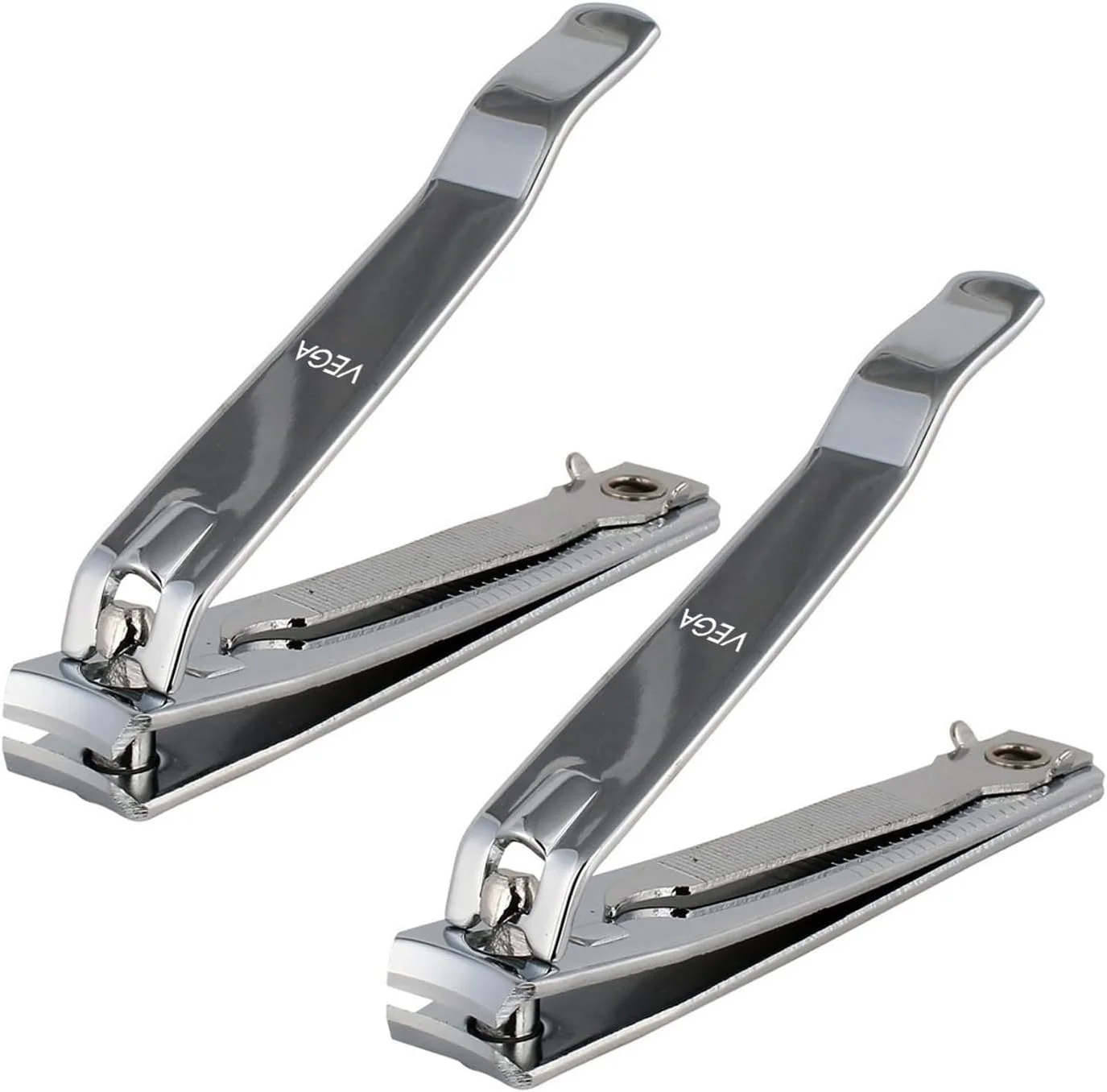 ناخن گیر بزرگ وگا، نقره ای (بسته 2 عددی)