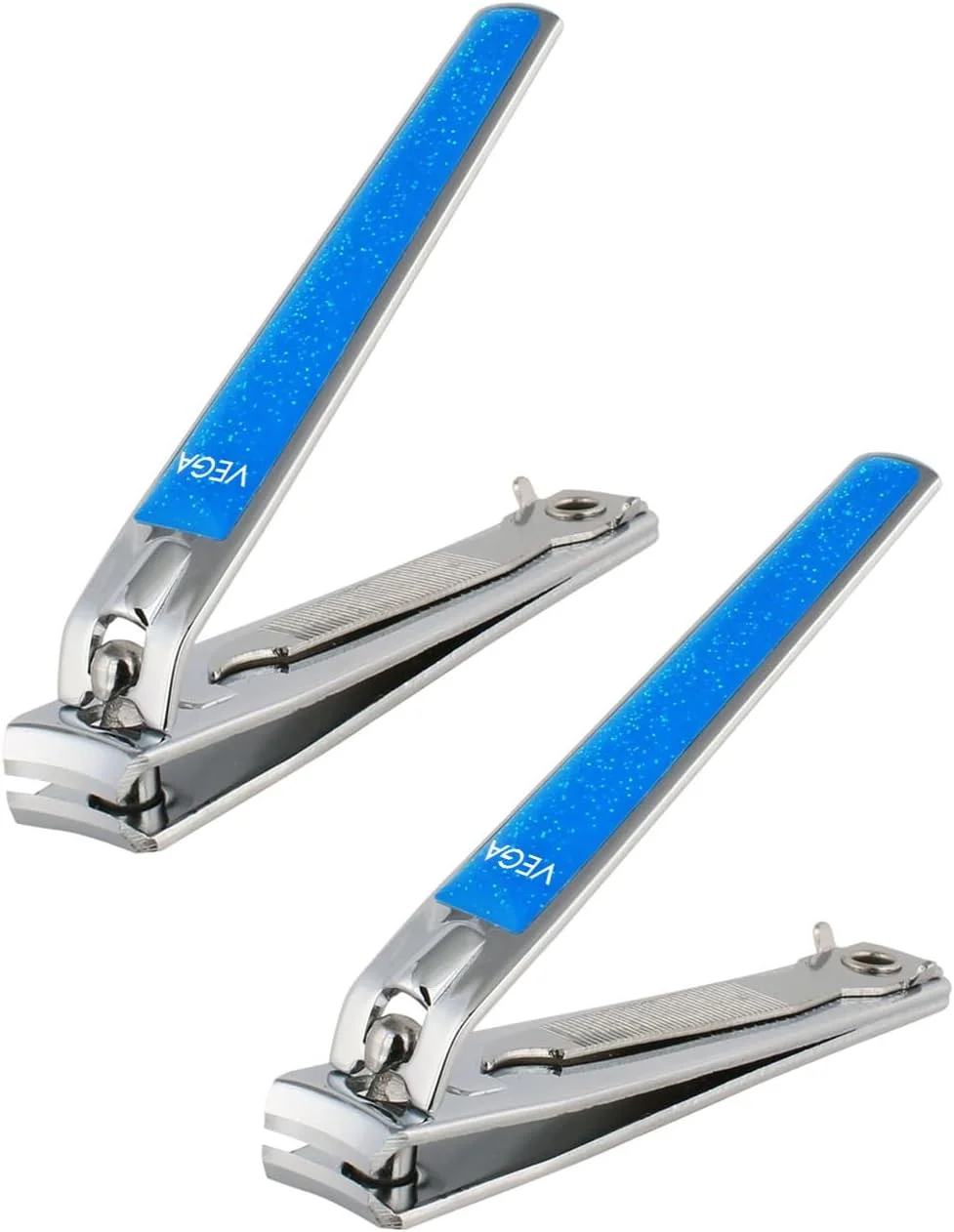 ناخن گیر بزرگ وگا، نقره ای (بسته 2 عددی)