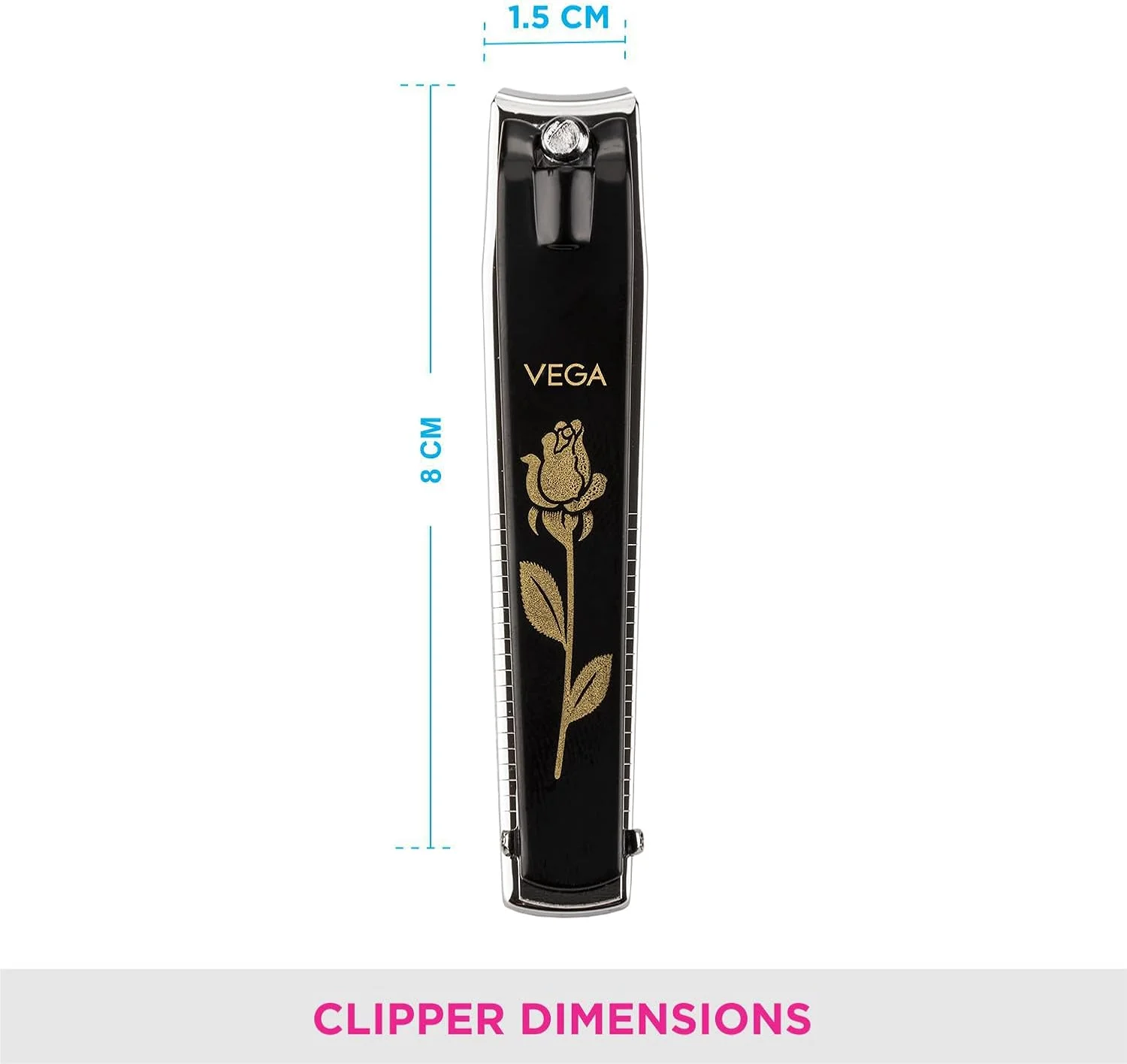 ناخن گیر بزرگ وگا (مشکی)، مشکی (بسته 2 عددی) ناخن گیر بزرگ وگا (مشکی)، مشکی (بسته 2 عددی)