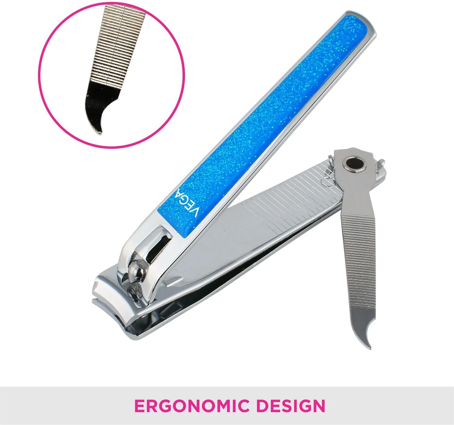 ناخن گیر بزرگ وگا، نقره ای (بسته 2 عددی) ناخن گیر بزرگ وگا، نقره ای (بسته 2 عددی)