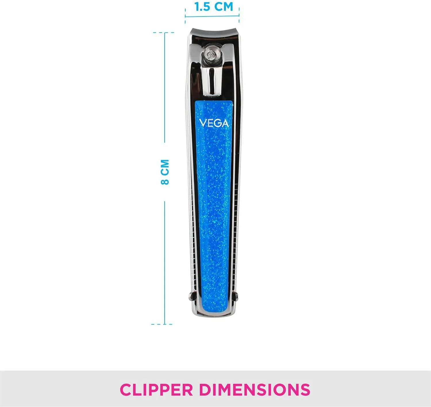 ناخن گیر بزرگ وگا، نقره ای (بسته 2 عددی) ناخن گیر بزرگ وگا، نقره ای (بسته 2 عددی)
