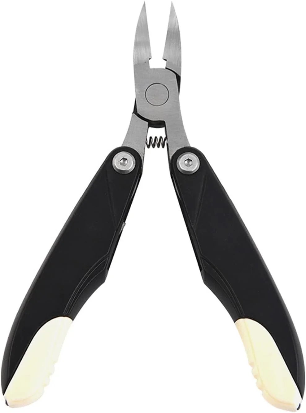 ناخن گیر تاشو برای ناخن های فرورفته، ناخن گیر استیل ضد زنگ برای برداشتن ناخن های فرورفته، ناخن گیر سنگین با تیغه های خمیده بسیار تیز، ناخن گیر حرفه ای برای ناخن های ضخیم، مشکی