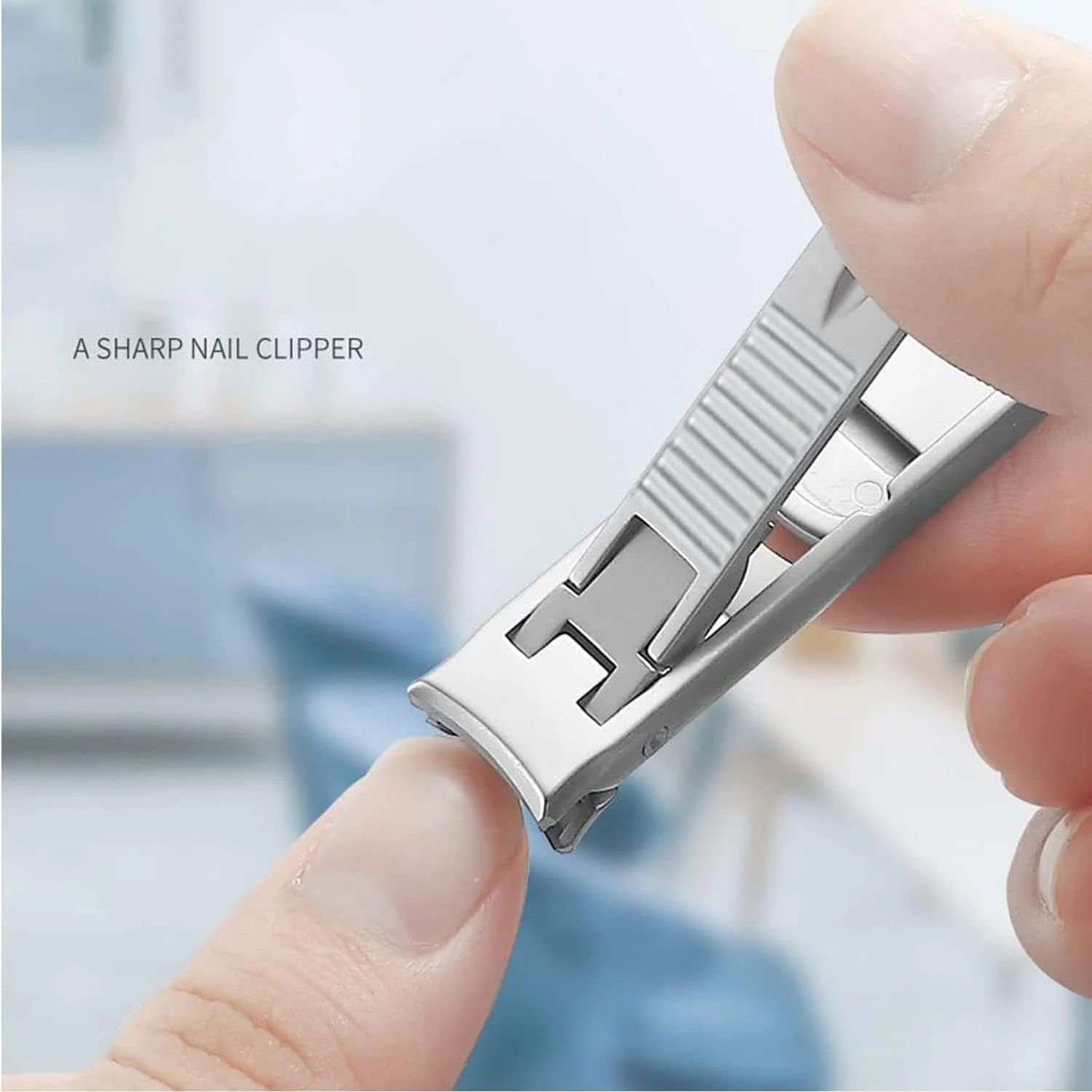 ناخن گیر چند منظوره استیل ضد زنگ، قیچی ناخن و ناخن انگشت پا با دهانه پهن، ابزار تیز برای ناخن های ضخیم، ست مسافرتی مراقبت از ناخن با سوهان و قفل ایمنی ناخن گیر چند منظوره استیل ضد زنگ، قیچی ناخن و ناخن انگشت پا با دهانه پهن، ابزار تیز برای ناخن های ضخیم، ست مسافرتی مراقبت از ناخن با سوهان و قفل ایمنی