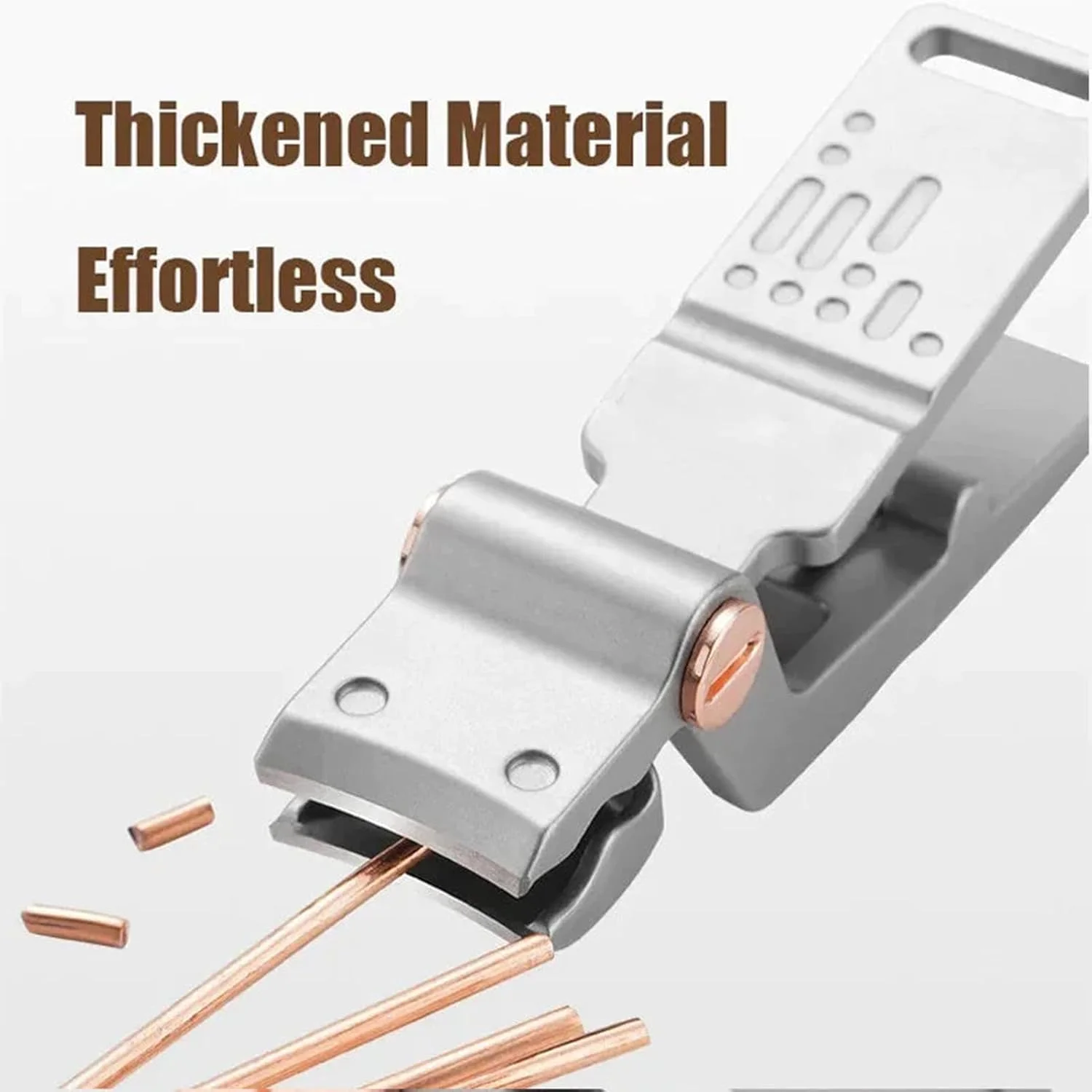 ناخن گیر انبری NALACAL برای ناخن های ضخیم، ناخن گیر ضد پاشش استیل طرح کروکودیل، قیچی ناخن با دهانه بزرگ برای ناخن های ضخیم دست و پا مردانه و زنانه