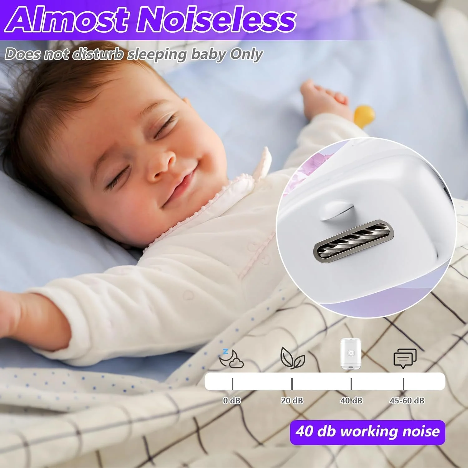 ناخن گیر برقی NALACAL، ماشین اصلاح ناخن برقی با چراغ و محفظه نگهداری خرده ناخن، طراحی 2 در 1 با سوهان و قیچی ناخن برای نوزادان، کودکان و بزرگسالان