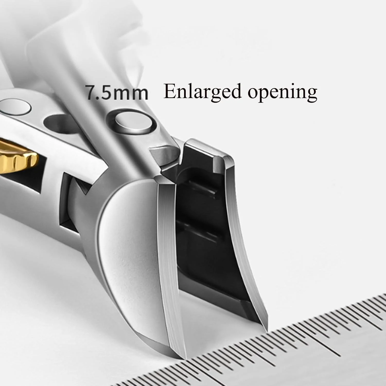 ناخن گیر استیل ضد زنگ NALACAL، ناخن گیر قابل حمل طرح نوشابه، ناخن گیر حرفه ای اریب دهانه بزرگ، مناسب استفاده حرفه ای و خانگی، برای ناخن های ضخیم، هدیه برای آقایان و بانوان