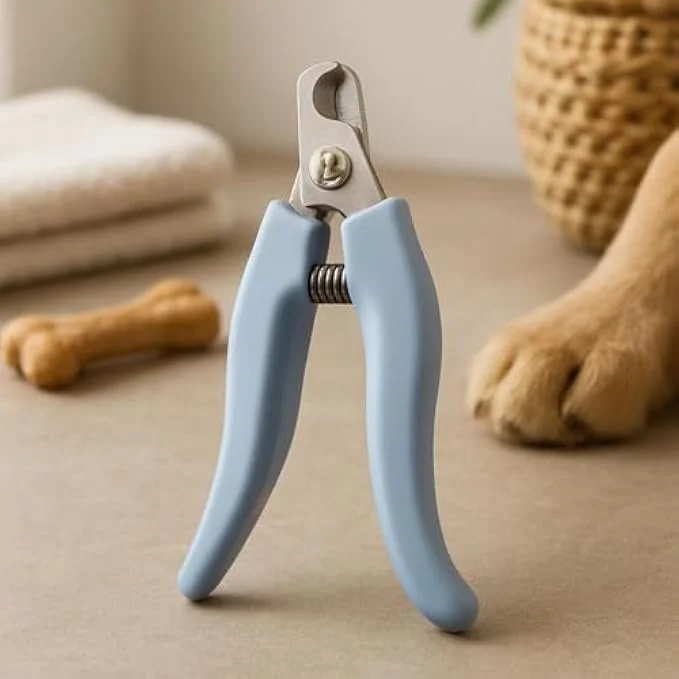 ناخن گیر حیوانات خانگی فیتو آبی 13.3x4 سانتی متر - ناخن گیر سگ و گربه با قفل ایمنی، دسته ضد لغزش، تیغه های فولادی ضد زنگ