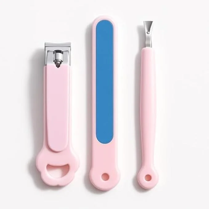 ست مانیکور صورتی Fitto - کیت مراقبت از ناخن 10 تکه با قیچی ناخن گیر استیل ضد زنگ، نیپر کوتیکول، سوهان ناخن، موچین و قیچی در کیف مسافرتی ست مانیکور صورتی Fitto - کیت مراقبت از ناخن 10 تکه با قیچی ناخن گیر استیل ضد زنگ، نیپر کوتیکول، سوهان ناخن، موچین و قیچی در کیف مسافرتی