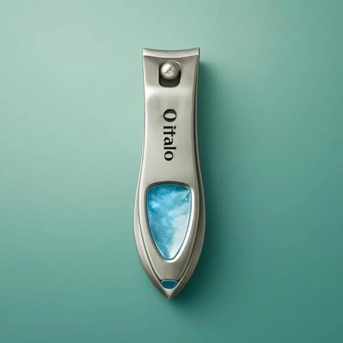 ناخن گیر فیتو، جمع و جور، 5.9x1.3 سانتی متر، آبی - ابزار کوچک و قابل حمل برای مانیکور و پدیکور