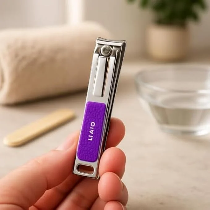 ناخن گیر فیتو بنفش 95/7 × 65/1 سانتی متر - ابزار جمع و جور برای مانیکور و پدیکور ناخن دست و پا