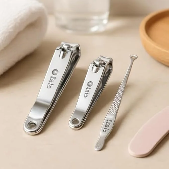 ست ناخن گیر فیتو استیل ضد زنگ، دو عددی (7.85x1.6 سانتی متر، 6.15x1.2 سانتی متر) مناسب مانیکور پدیکور و مسافرت ست ناخن گیر فیتو استیل ضد زنگ، دو عددی (7.85x1.6 سانتی متر، 6.15x1.2 سانتی متر) مناسب مانیکور پدیکور و مسافرت