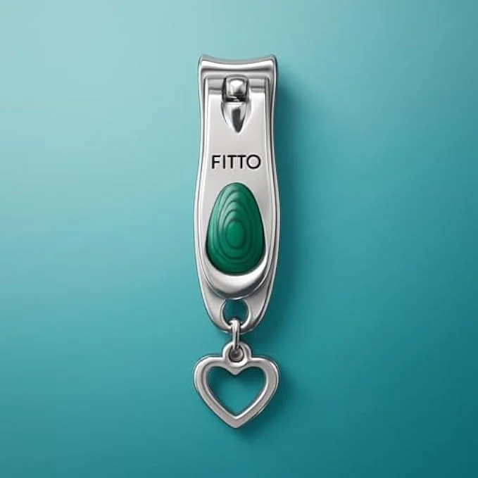 ناخن گیر فیتو 5.5x1.3 سانتی متر سبز - ابزار جمع و جور استیل ضد زنگ برای مانیکور و پدیکور