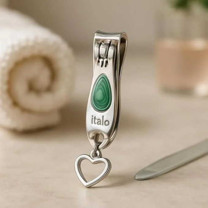 ناخن گیر فیتو 5.5x1.3 سانتی متر سبز - ابزار جمع و جور استیل ضد زنگ برای مانیکور و پدیکور