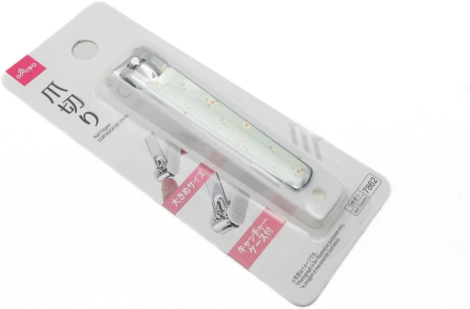 ناخن گیر - گل پاستلی - سبز