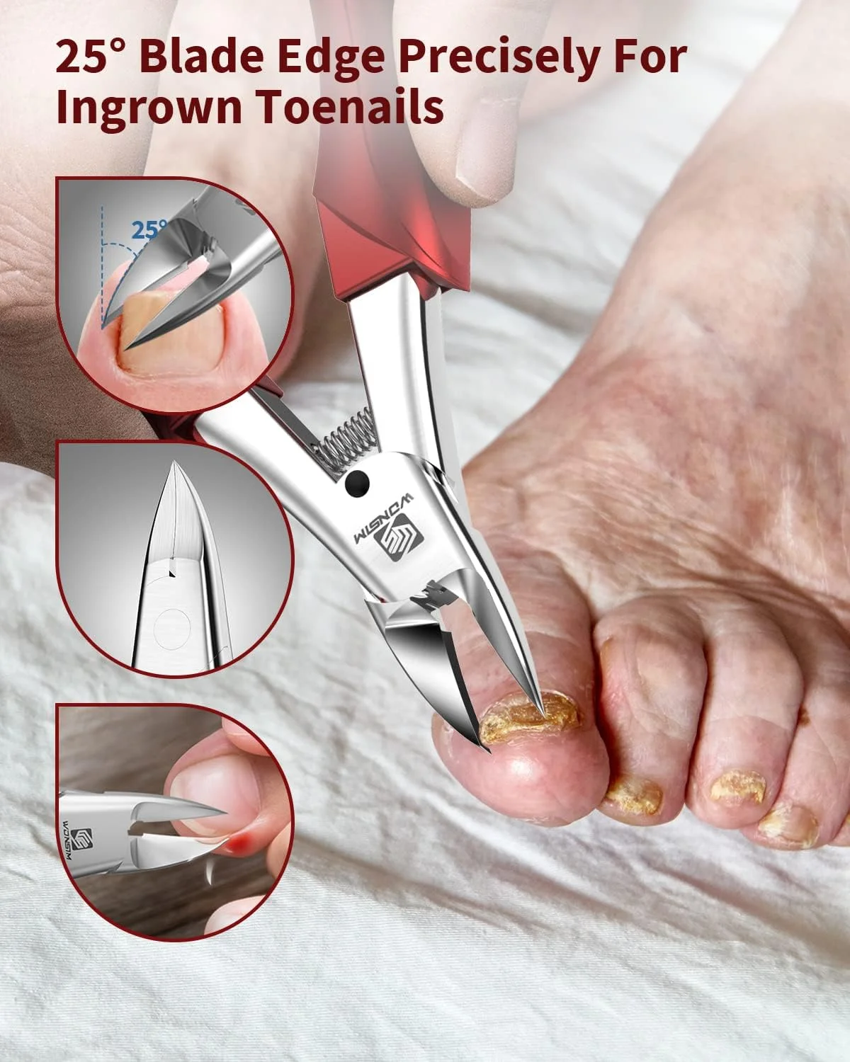 ست ناخن گیر انگشت پا برای ناخن های ضخیم، ناخن گیر انگشت پا با دسته بلند برای افراد مسن ست ناخن گیر انگشت پا برای ناخن های ضخیم، ناخن گیر انگشت پا با دسته بلند برای افراد مسن