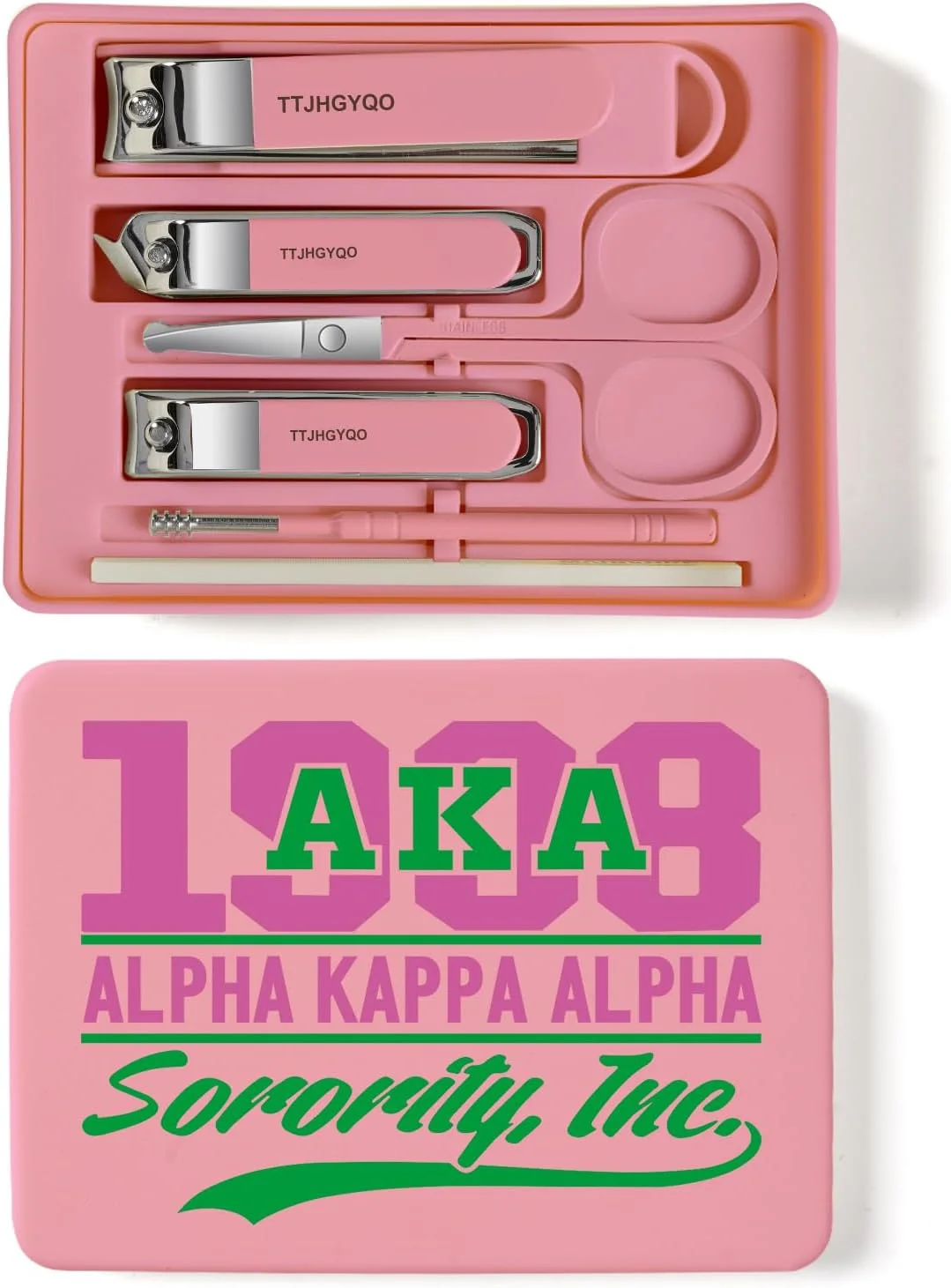 ست ناخن گیر، 6 تکه ناخن گیر پا، ناخن گیر انگشت استیل ضد زنگ، ست ناخن گیر تیز برای ناخن های ضخیم و ناخن های فرو رفته، هدیه برای بانوان (صورتی) ست ناخن گیر، 6 تکه ناخن گیر پا، ناخن گیر انگشت استیل ضد زنگ، ست ناخن گیر تیز برای ناخن های ضخیم و ناخن های فرو رفته، هدیه برای بانوان (صورتی)