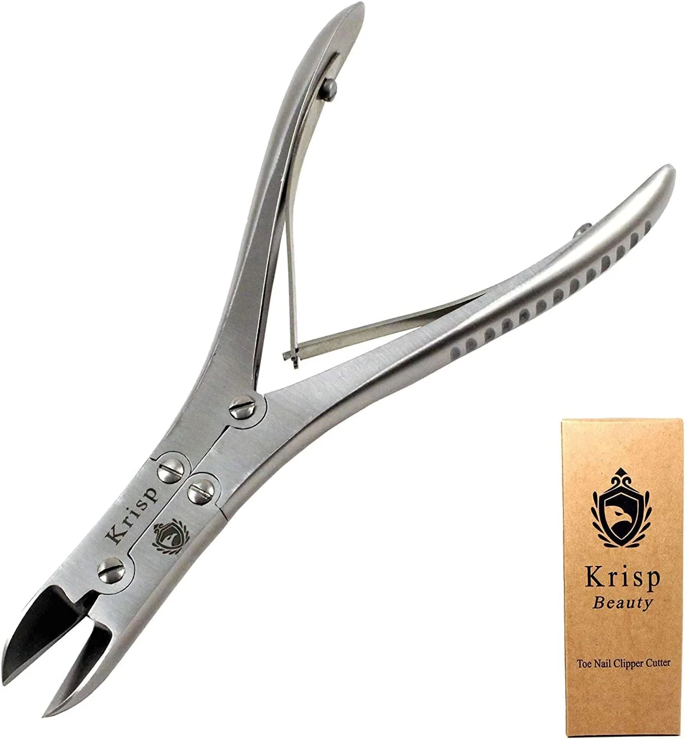ناخن گیر پا Krisp Beauty برای ناخن های ضخیم و فرو رفته - قیچی ناخن گیر ناخن های انگشتان دست از جنس استیل ضد زنگ درجه جراحی سنگین، ابزار پیرایش ناخن برای مردان، سالمندان، متخصصین پا ناخن گیر پا Krisp Beauty برای ناخن های ضخیم و فرو رفته - قیچی ناخن گیر ناخن های انگشتان دست از جنس استیل ضد زنگ درجه جراحی سنگین، ابزار پیرایش ناخن برای مردان، سالمندان، متخصصین پا